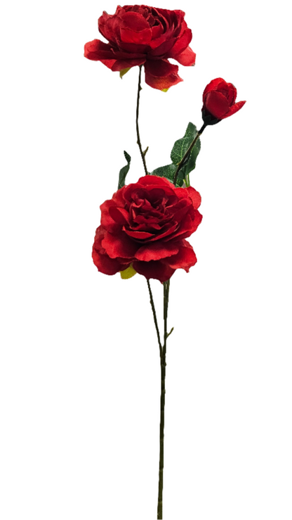 Peony Stem - 3 Head - 25"