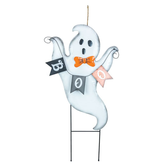 Metal Ghost Yard Stake