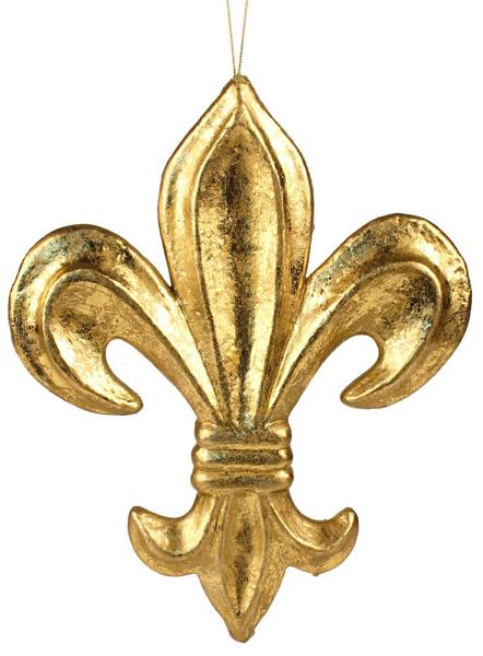13" Fleur De Lis W/Hanger