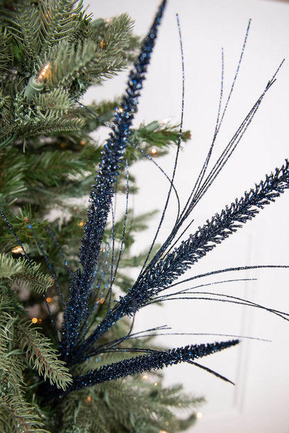 34" Triple Spike Grass Spray Royal Blue