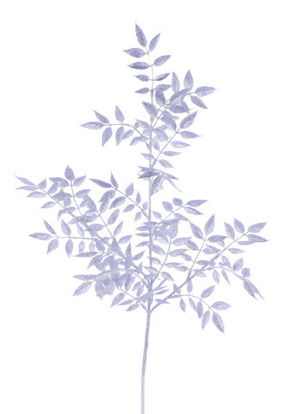 29" Glitter White Ash Spray - Silver