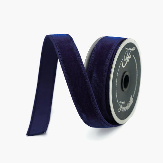 Farrisilk .75"x 10yds Velvet Navy