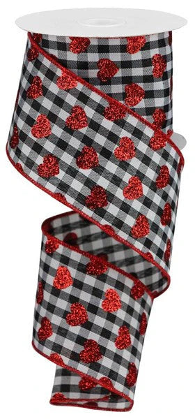 2.5" Valentine Ribbon: Assortment (10 Yards)
