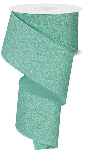 Fine Glitter On Royal: Mint (10 Yards)