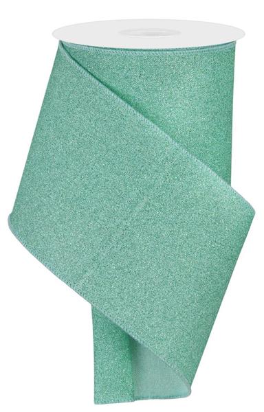 Fine Glitter On Royal: Mint (10 Yards)
