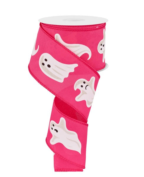 2.5" Ghosts - Pink - 10 Yards