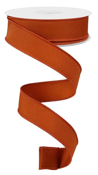 Diagonal Weave Fabric Ribbon: Autumn (10 Yards)