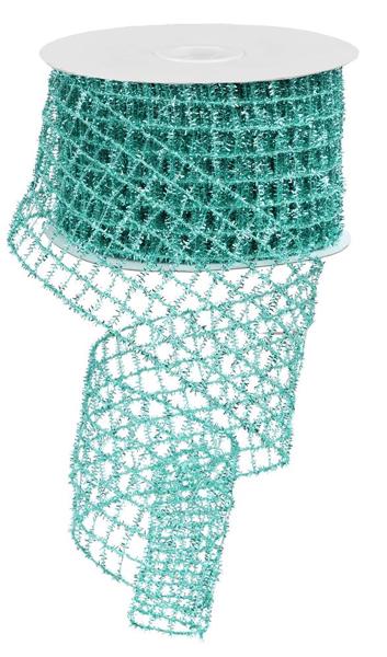 2.75" Tinsel Mesh: Ice Blue (10 Yards)