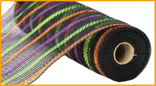 10.25" Metallic Poly/Faux Jute Mesh - 10 Yards