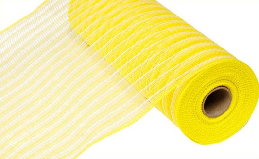 10.25" Poly/Faux Jute Mesh: Yellow (10 Yards)