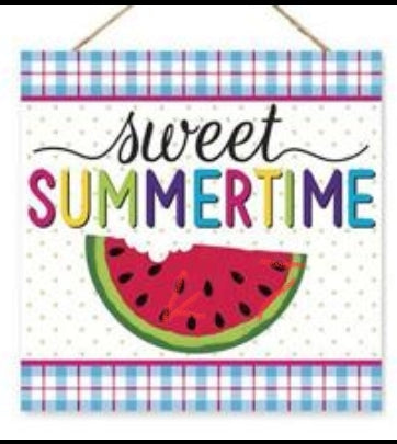 3 ASST 10" SQ Summer Signs