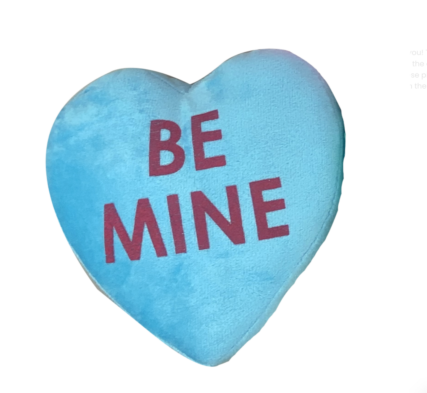 8" Plush "Be Mine" Heart