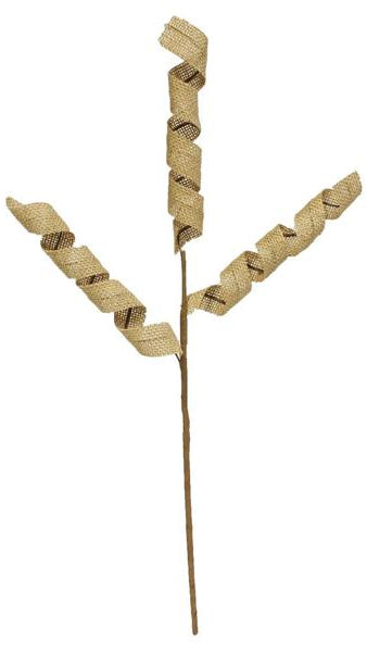 20.5" Burlap Curls Spray