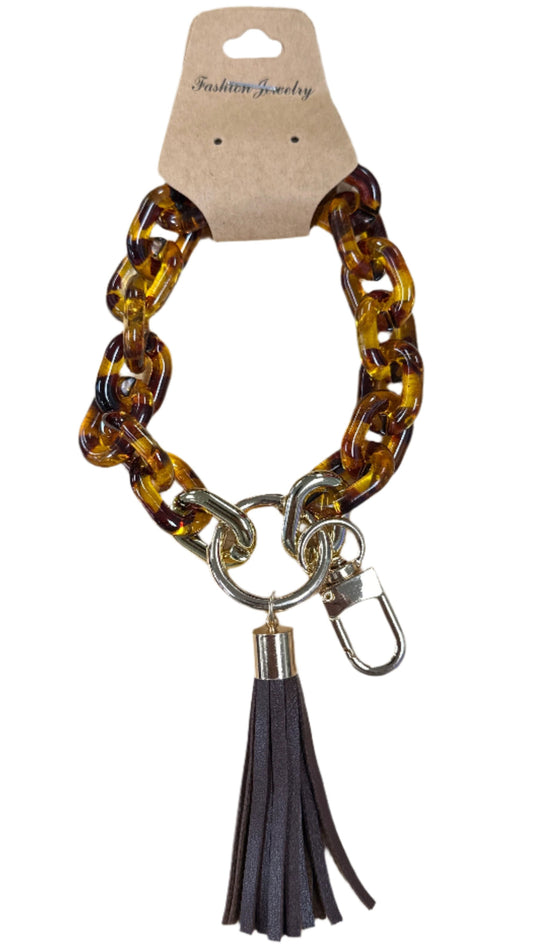 Link Keyring w/Tassel