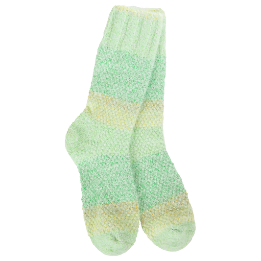 World's Softest Socks Crew Lemon Lime-373