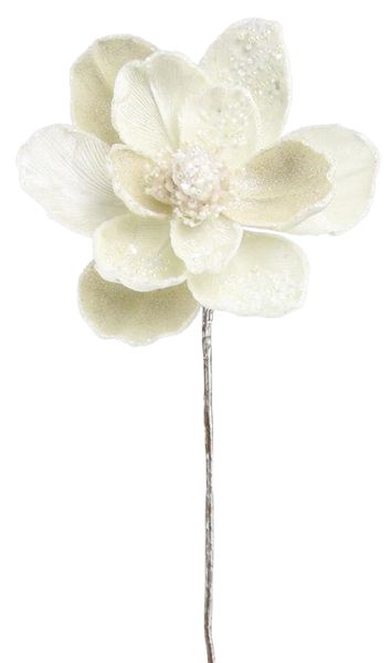 27.5" Magnolia Stem Peral White