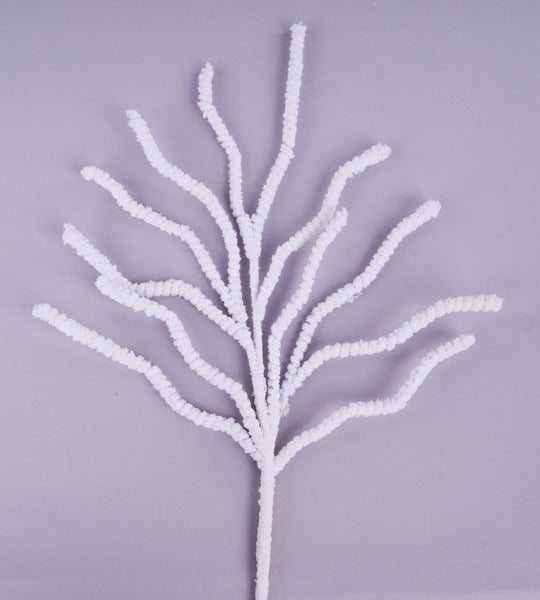 28"L Snow Twig Spray