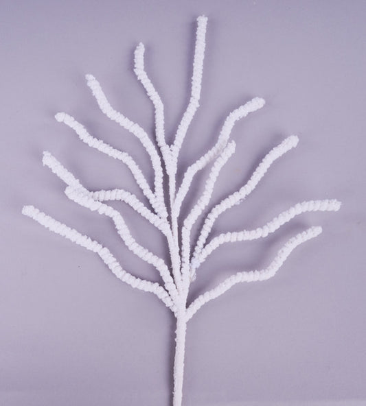 28"L Snow Twig Spray