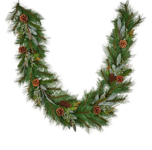 6'L Mixed Pine/Laruel/Cedar Garland
