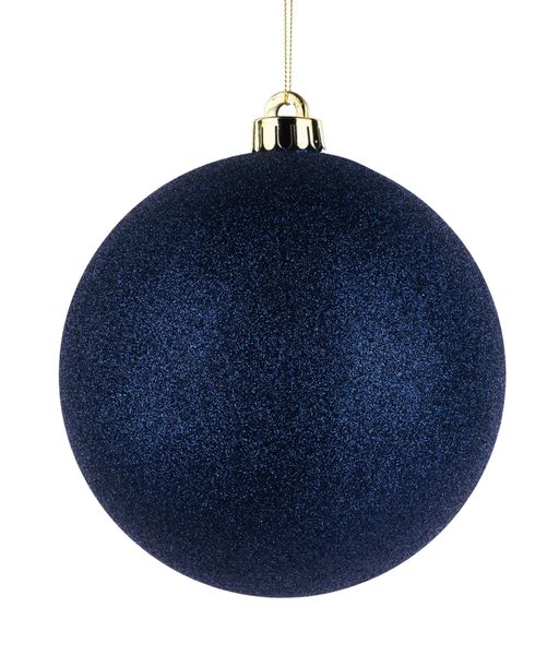 5" (120mm) Glittered Ball Navy Blue