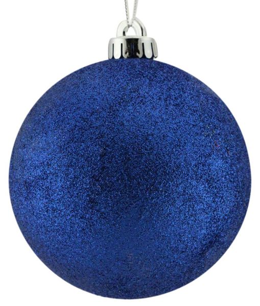 5" (120mm) Glittered Ball Royal Blue