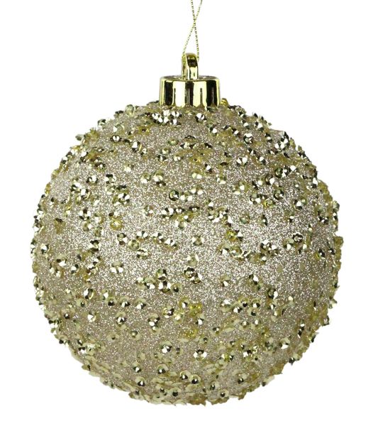 5" (120mm) Sequin/Glitter Ball Ornament