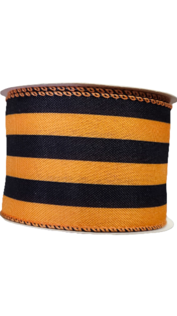 2.5" Horizontal Large Striped Ribbon (10 Yards)