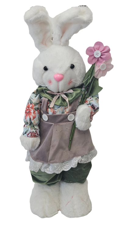 21" Spring Floral Bunny Stretcher