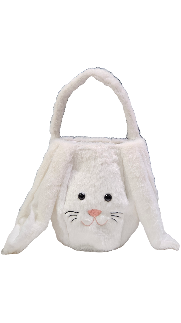 Furry Bunny Easter Basket/Bag