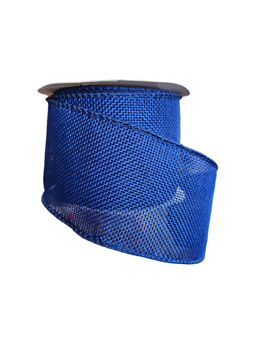 2.5" Solid Color Burlap Ribbon (10 Yards)