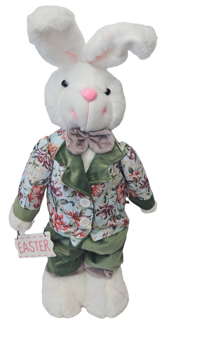 21" Spring Floral Bunny Stretcher
