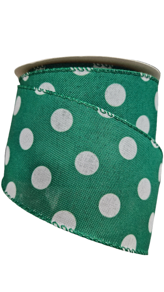 2.5" Polka Dot Ribbon (10 Yards)