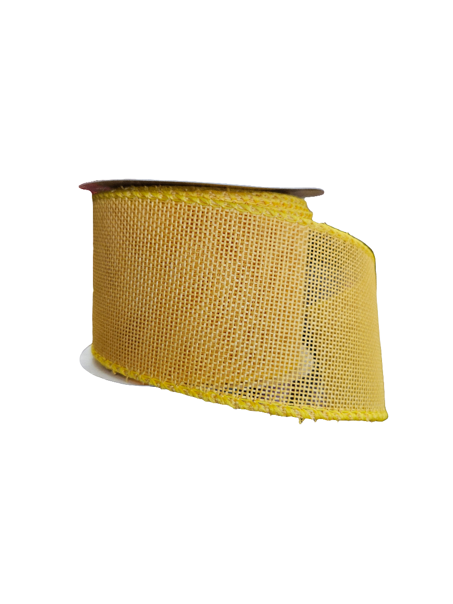 2.5" Solid Color Burlap Ribbon (10 Yards)