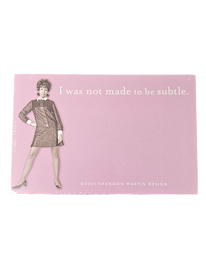 Shannon Martin Sticky Notes