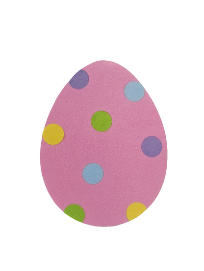 12.5"H Felt/Foam Large Dot Eggs