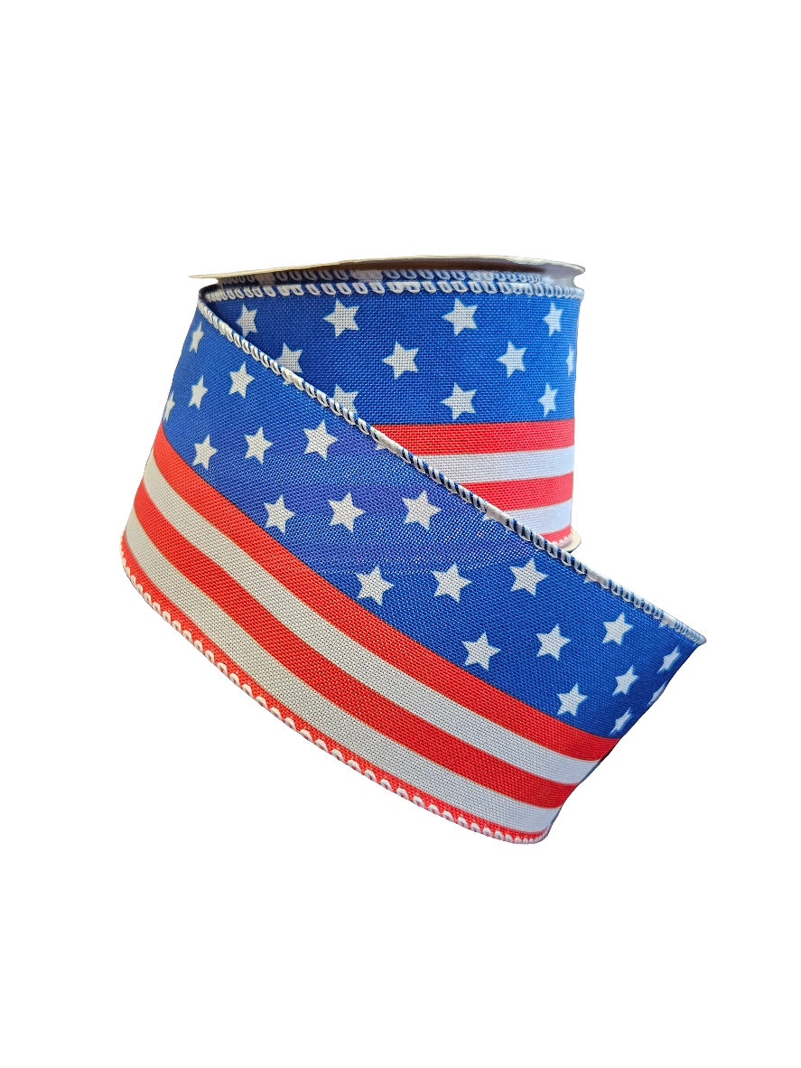 2.5" 4th of July Theme Ribbon: Assortment (10 Yards)