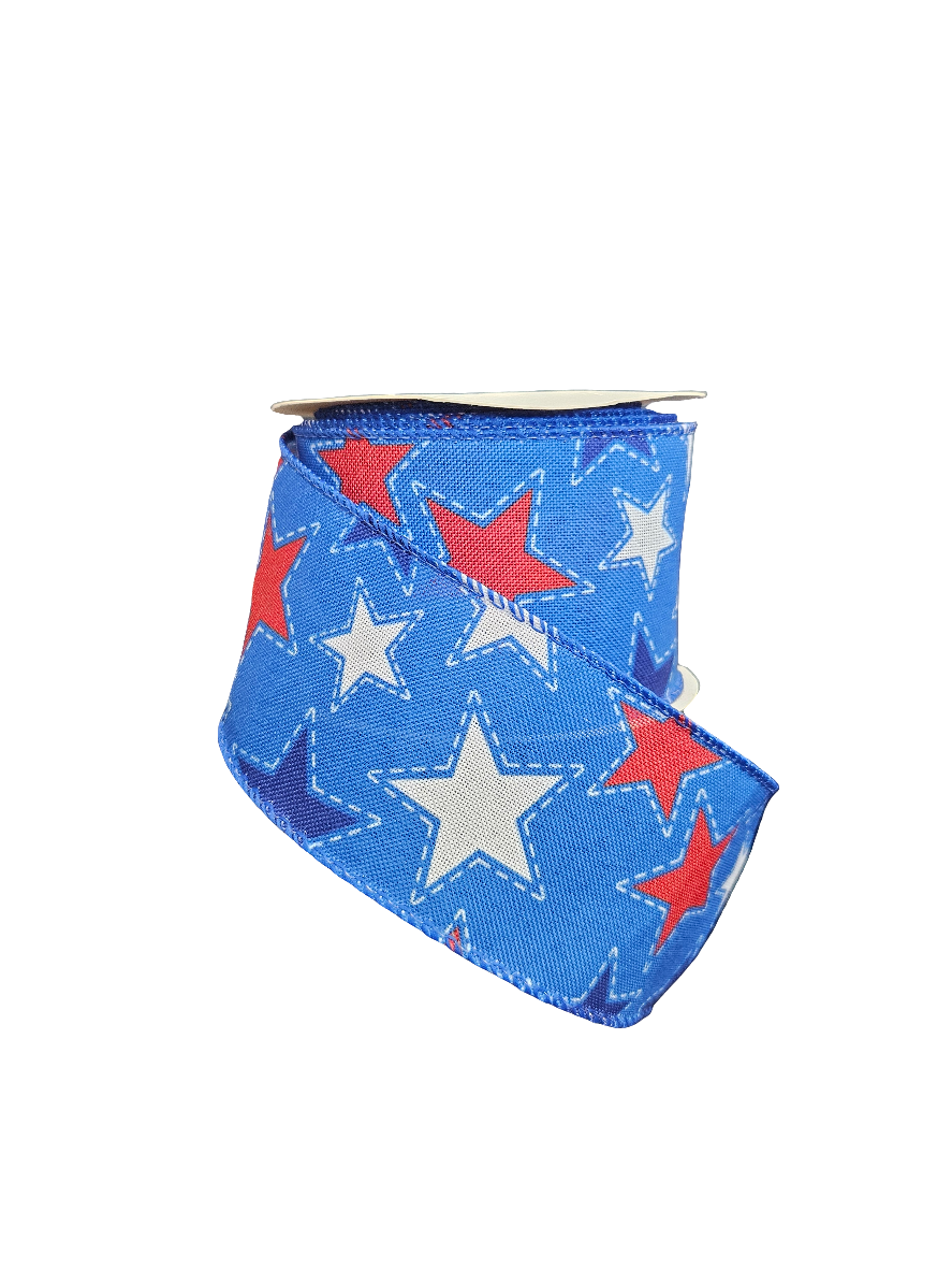 2.5" 4th of July Theme Ribbon: Assortment (10 Yards)