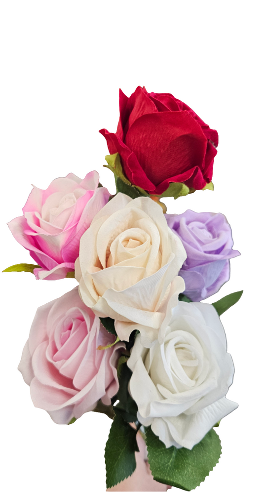 20.5" Single Rose Stem