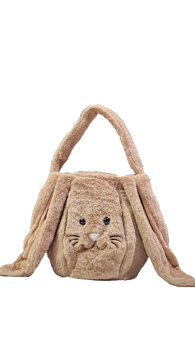 Furry Bunny Easter Basket/Bag
