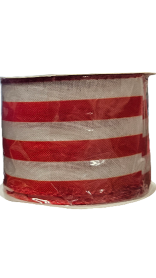 2.5" Horizontal Large Striped Ribbon (10 Yards)