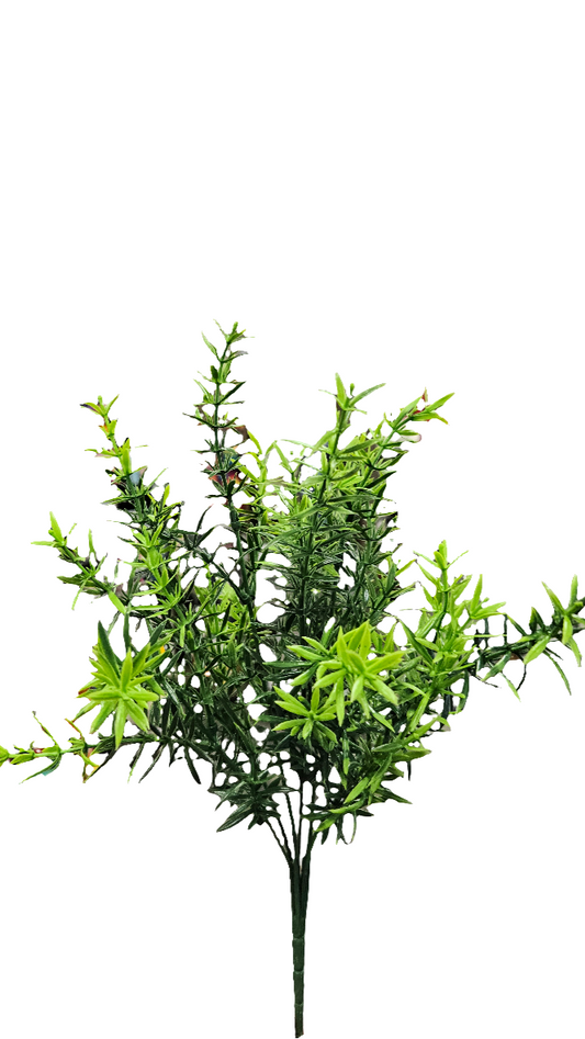 13” Grass Greenery Bunch Medium Plastic