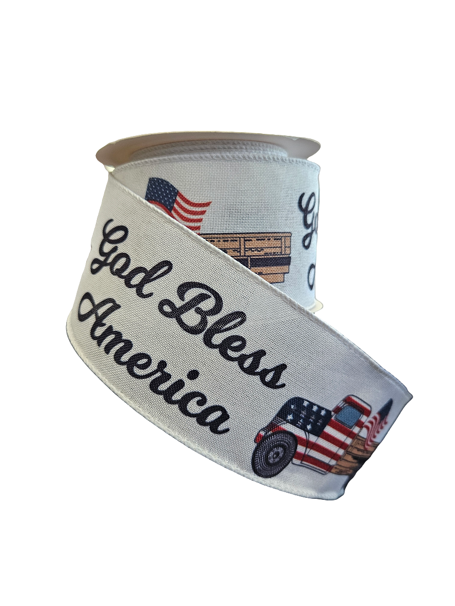 2.5" 4th of July Theme Ribbon: Assortment (10 Yards)