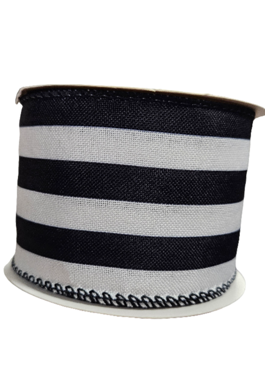 2.5" Horizontal Large Striped Ribbon (10 Yards)