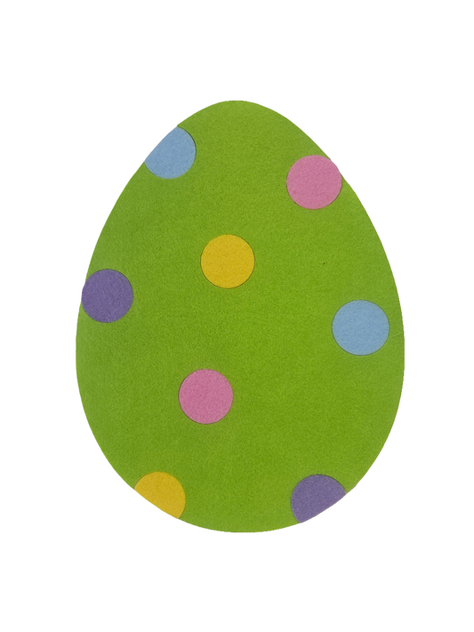12.5"H Felt/Foam Large Dot Eggs