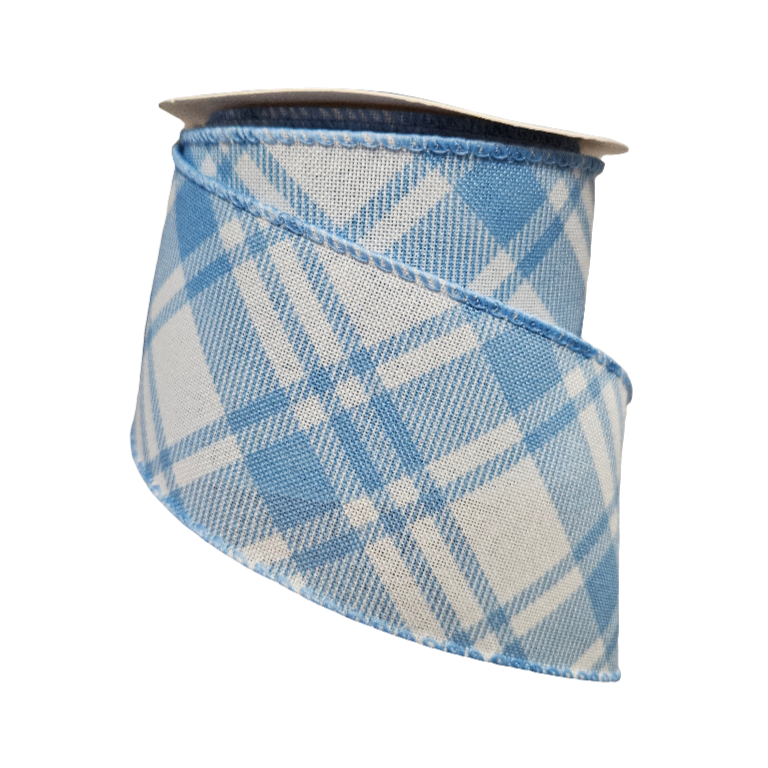 2.5" Madras Plaid Ribbon: Assortment (10 Yards)