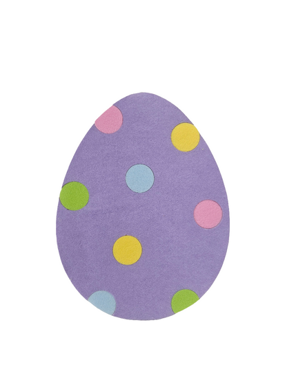 12.5"H Felt/Foam Large Dot Eggs