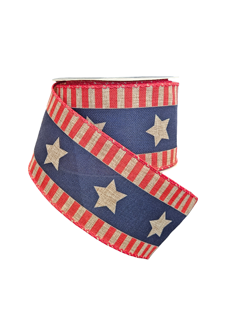 2.5" 4th of July Theme Ribbon: Assortment (10 Yards)