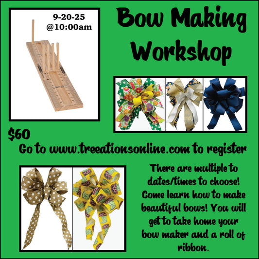 Bow Making Workshop 09-20-25 @10:00am