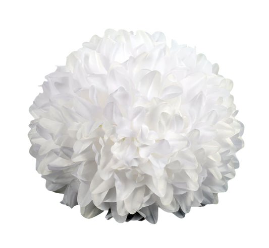 9.5" White Mum Head