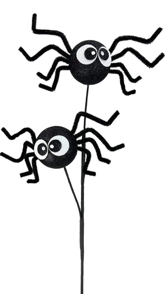 21" Spider Spray: Black
